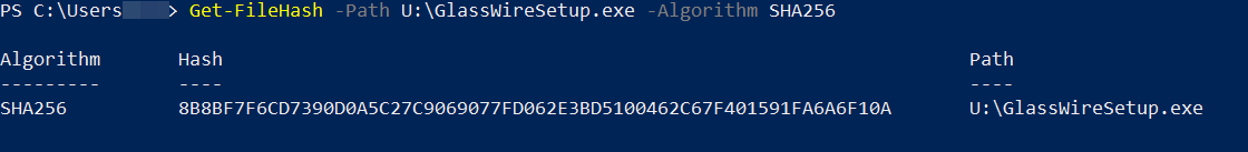 3 simple ways to check a file's hash with Windows - GlassWire Blog