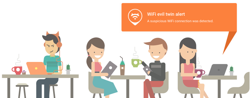 WIFI evil twin alert